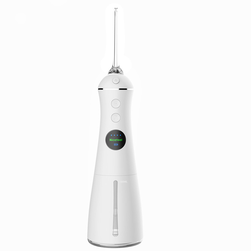 IPX7 navulbare Mondelinge Irrigator 300mL, Draagbaar Water Flosser voor Tanden het Schoonmaken