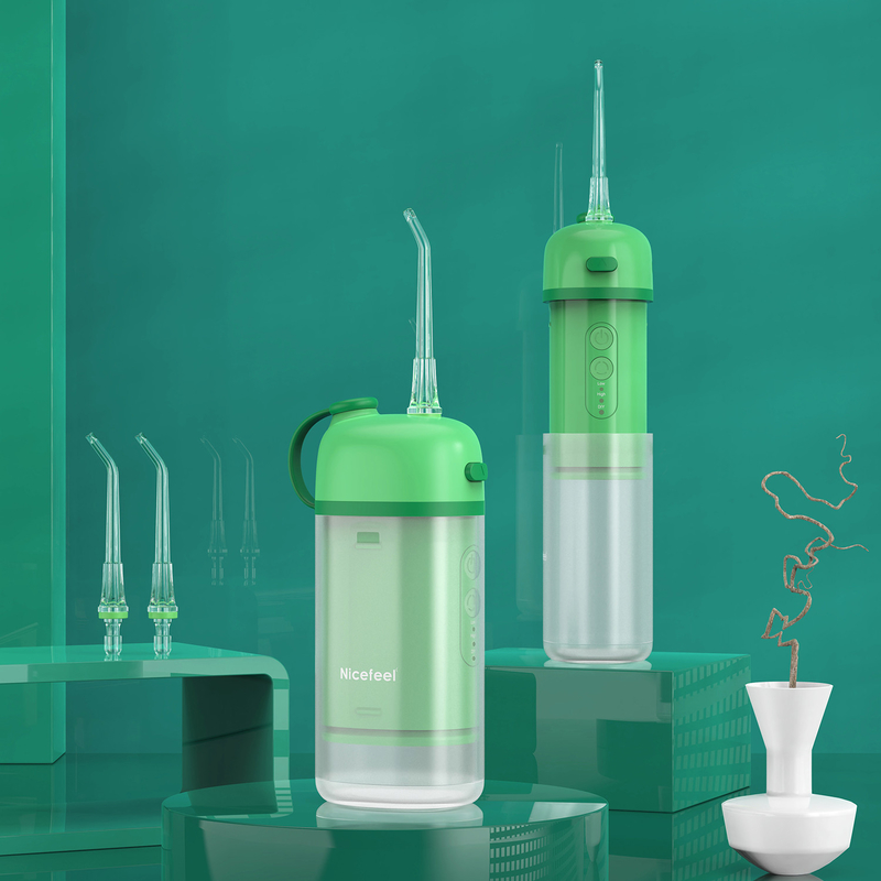 Type C IPX7 Elektrische Jet Draadloze Draagbare Mini Waterflosser Tandenreiniger