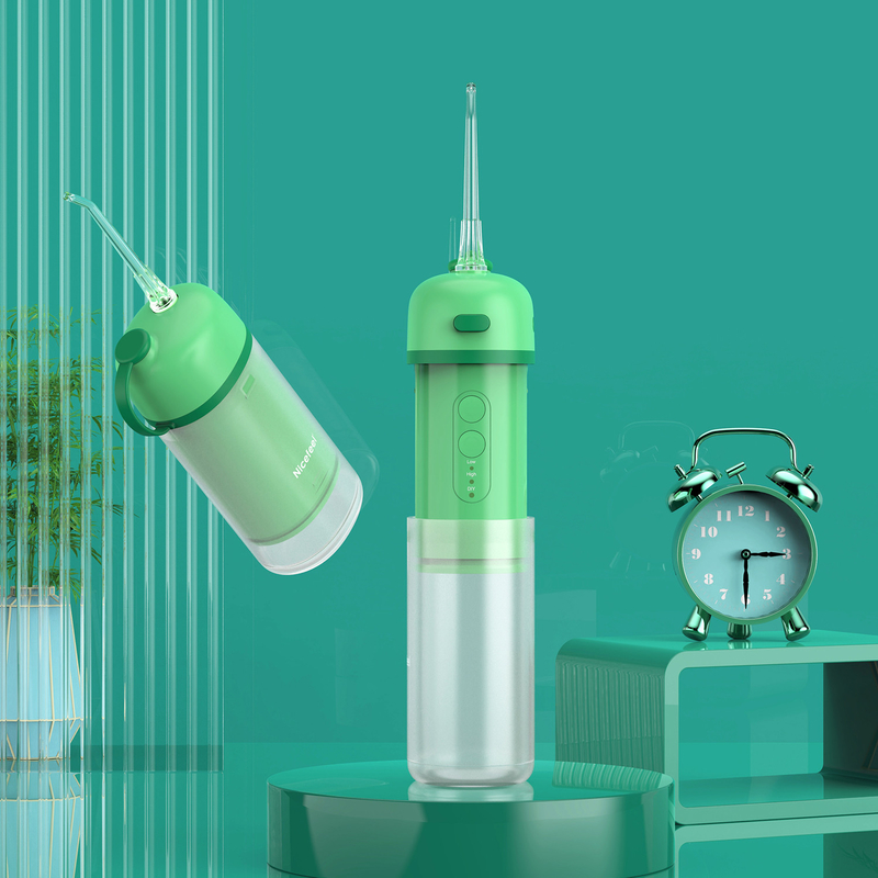 Type C IPX7 Elektrische Jet Draadloze Draagbare Mini Waterflosser Tandenreiniger