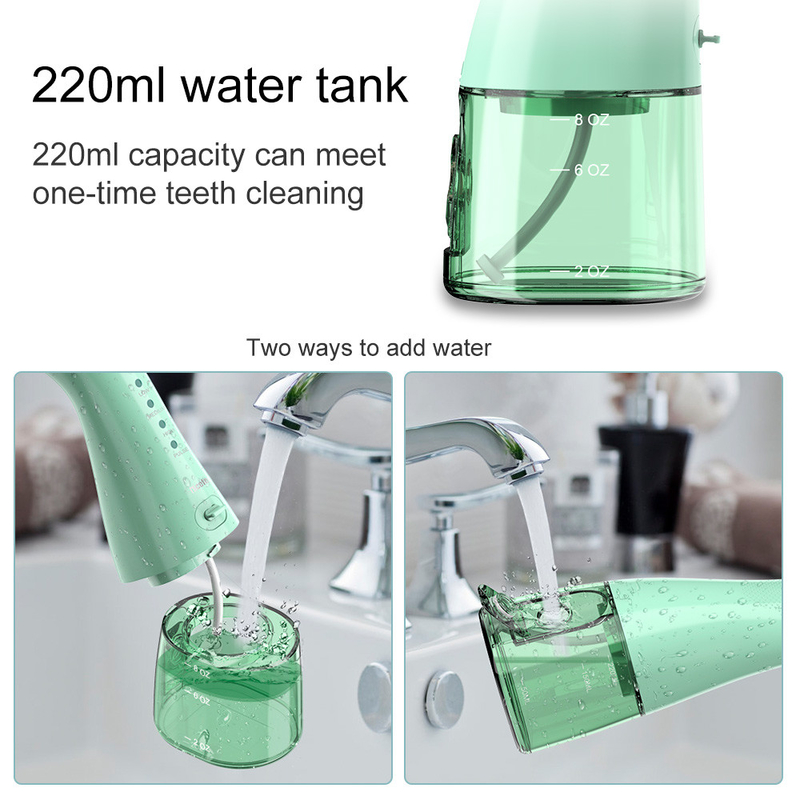 Home Reizen 300ML IPX7 waterdichte draadloze tandheelkundige monddouche draagbaar