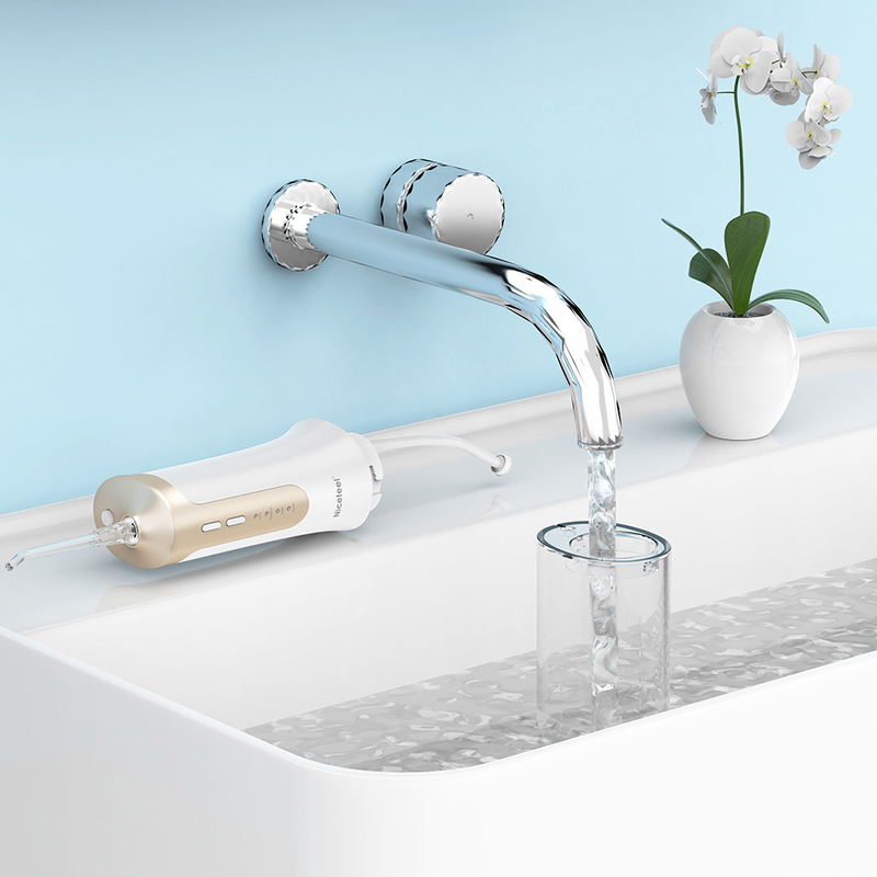 Mondelinge Schonere Elektrische Jet Cordless Portable Water Flosser IPX7 300ml
