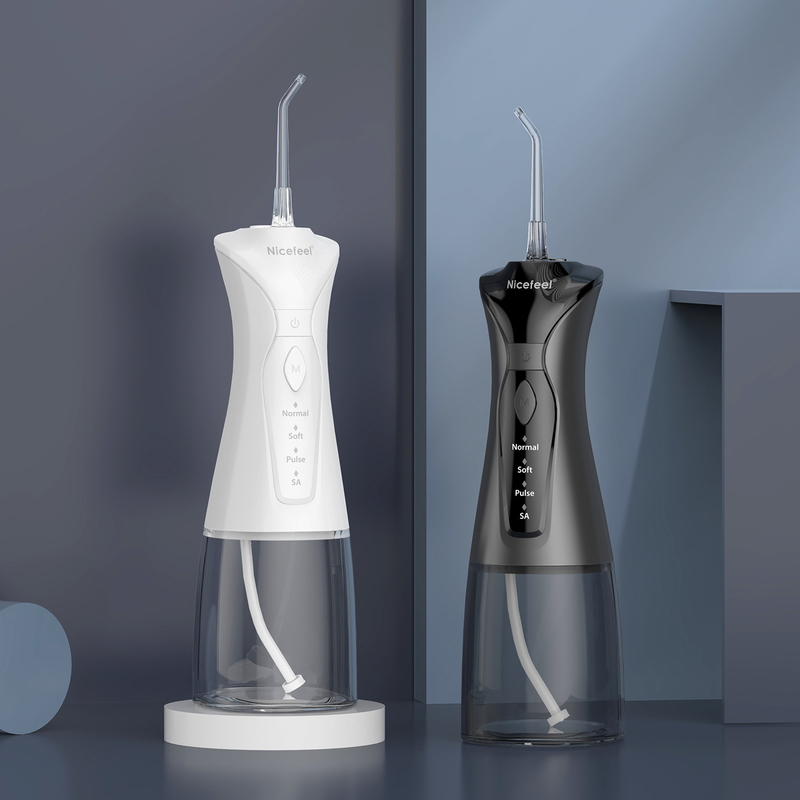 Type C het Laden ABS Nicefeel Draadloos Water Flosser 4 Uren het Snelle Laden