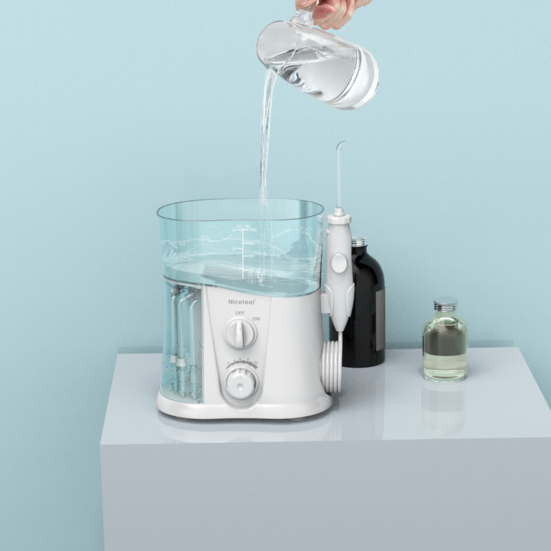 Wit Tankwater Flosser met ABS van de Voedselrang Pijp voor Mondelinge Zorg
