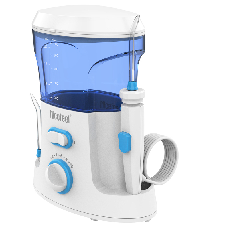 25.5*20.5*11.5cm ABS Countertop Water Flosser met 1.8m Koordlengte
