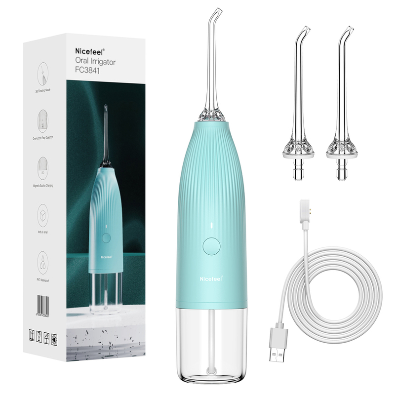 Nicefeel draadloze waterflosser 0,5 kg 1400mAh batterij 300 ml water tank