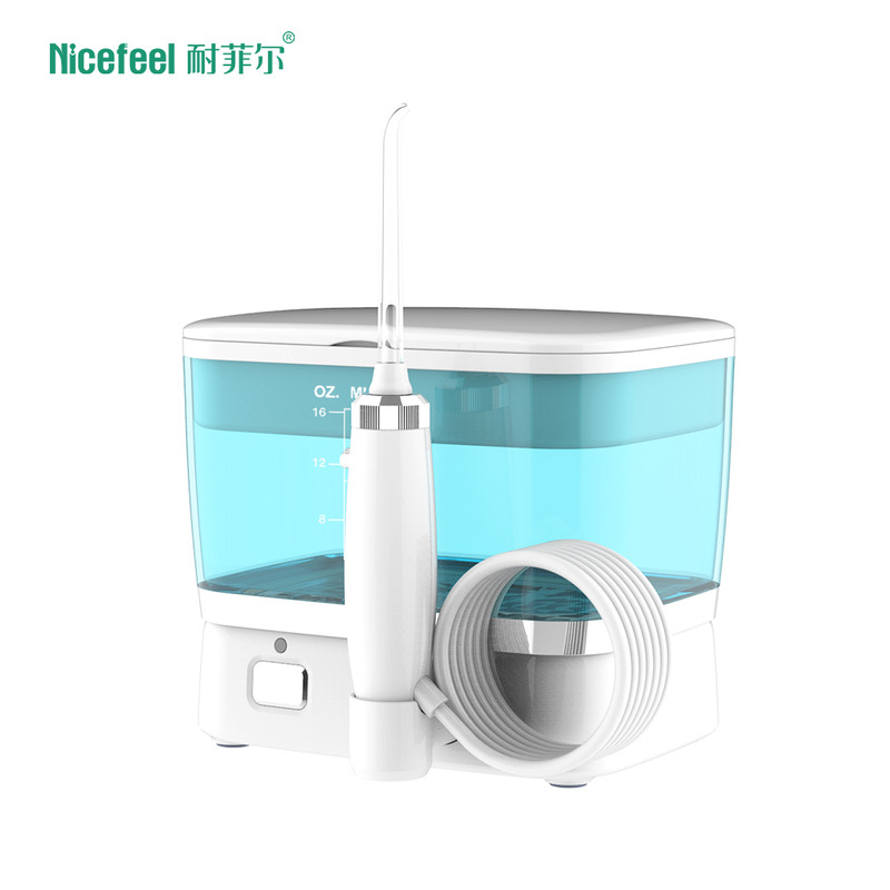 Elektrisch tandheelkundig waterflosser oraal irrigator met 3 modi 2pcs borstelkop