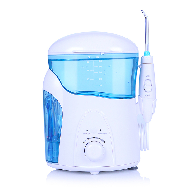 Compacte en efficiënte tandheelkundige waterflosser 25.5*7.5*7.5cm 4 uur oplaadtijd