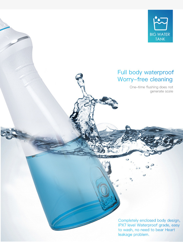 Verbeter uw tandgezondheid met elektrisch tandwater Flosser oraal irrigator - Wit