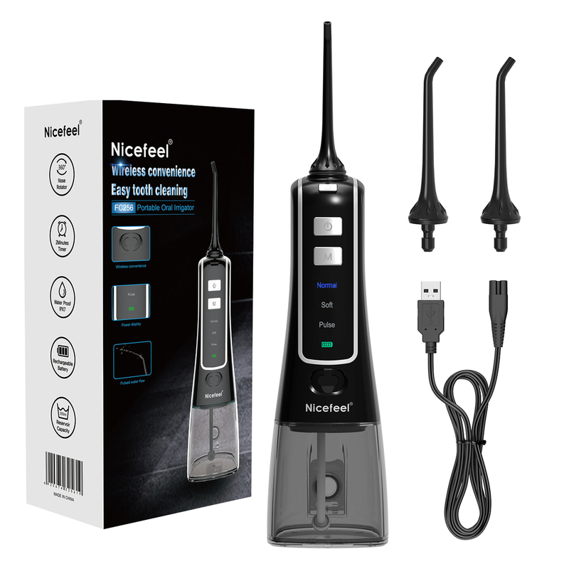 30-125 PSI Tank Water Flosser Hoogdruk met 3 mondstukken 25.2 X 17.7 X 10.2cm