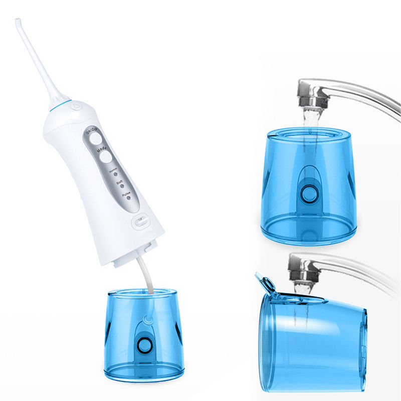 Draadloze, Draagbare de Tandenreinigingsmachine van waterflosser met 3 Wijzen, het Krachtige Schoonmaken, 300ML-Watertank, Waterdichte IPX7