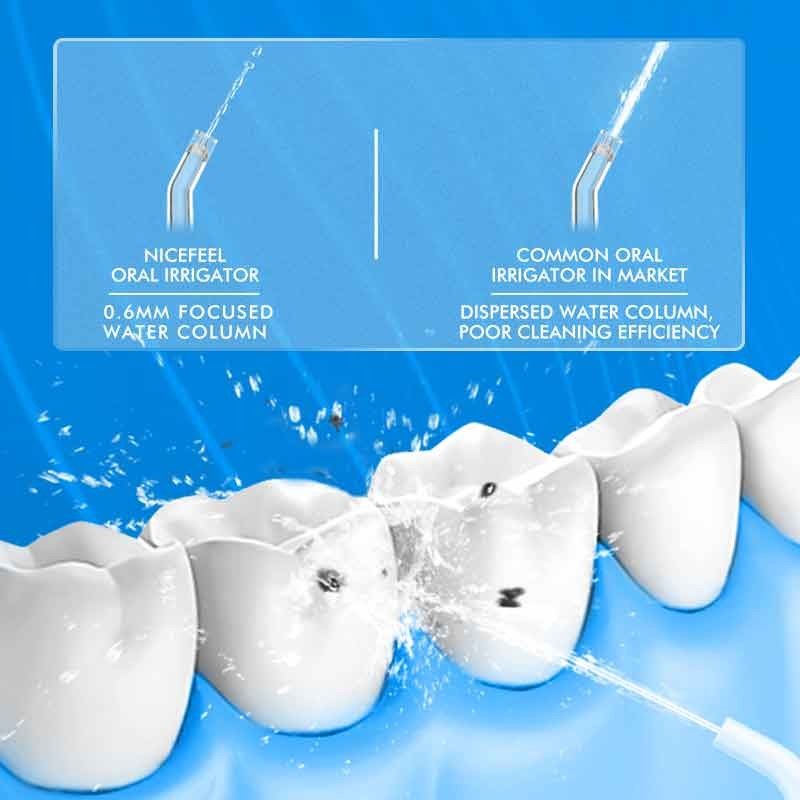 Het lichtgewicht van 228g Draadloze Mondelinge Irrigator Magnetische Laden van het Waterflosser