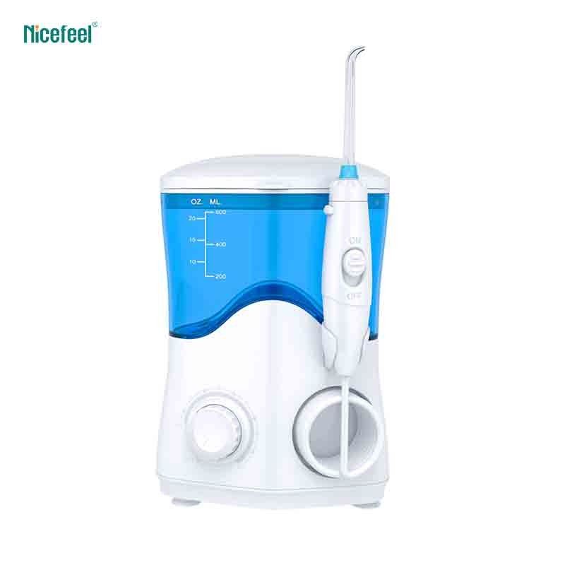 Groot de Capaciteitswater Flosser van Irrigator 600ml van de Nicefeelfamilie Mondeling voor Tanden het Schoonmaken